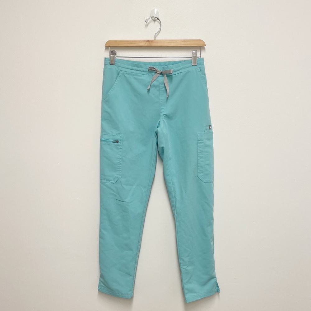 Figs Yola Skinny Scrub Pants in Teal